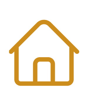 House icon in orange outline